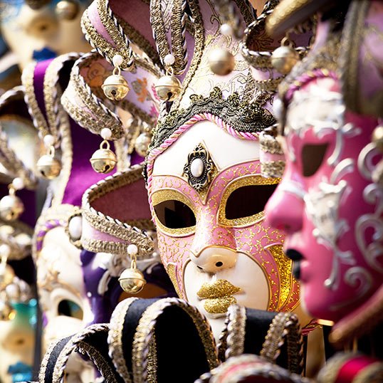 Carnaval em Lisboa: Máscara de Veneza