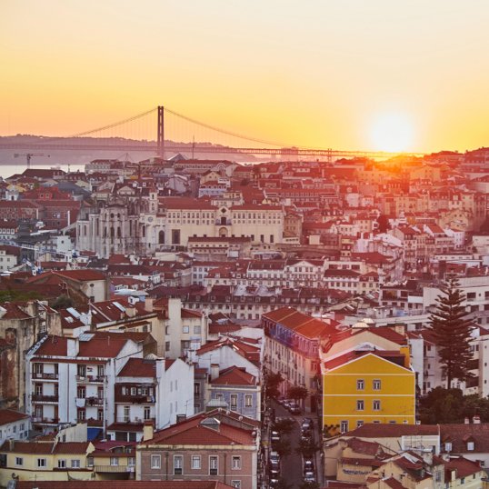 Vista sobre a cidade de Lisboa